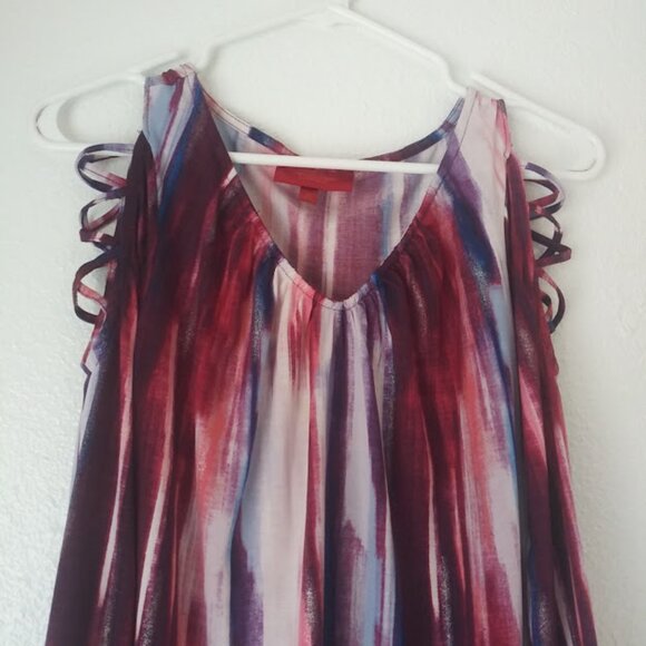 Jennifer Lopez multicolored striped XS women's striped blouse - Picture 2 of 13